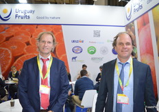 Salto Grande Fruits directors Ignacio and Joaquin Berendau from Uruguay export khaki, lemons, mandarins, oranges, avocados and pecan nuts.